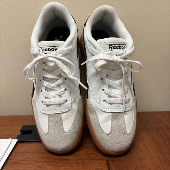 Like New! Reebok Classic White and Black Sneakers - Picture 8 of 9